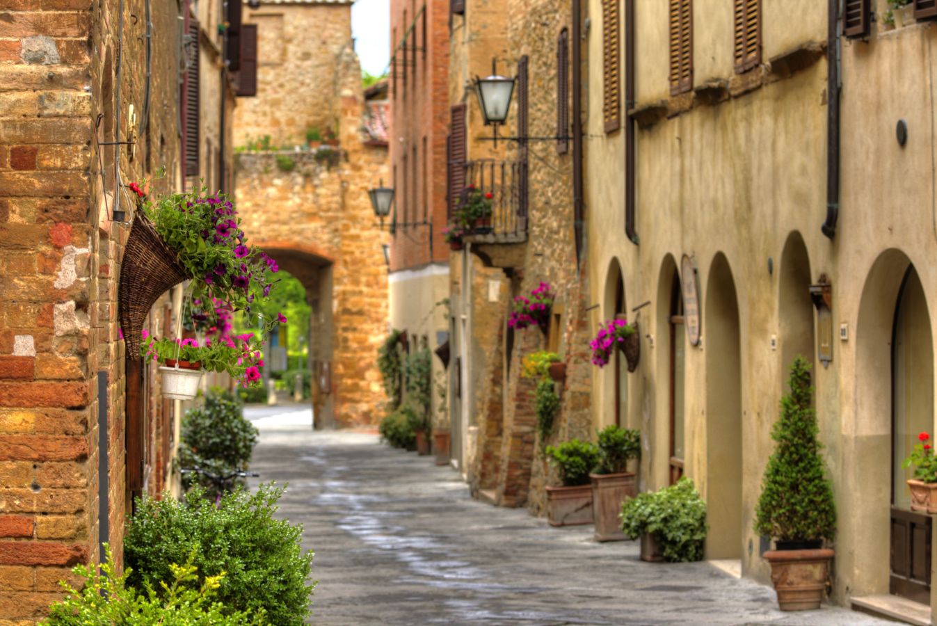 02 le vie del borgo di pienza