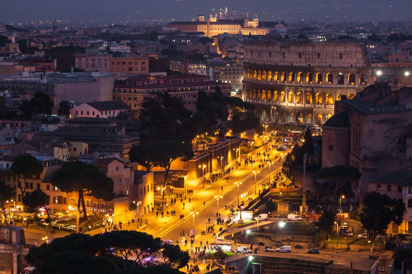 italia lazio roma veduta aerea colosseo