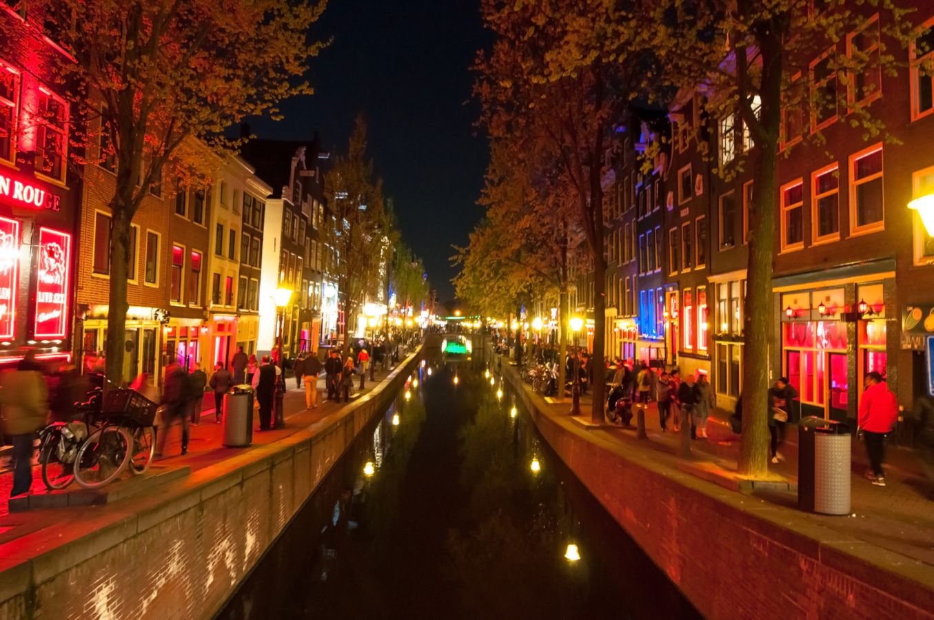 il red lights district di amsterdam