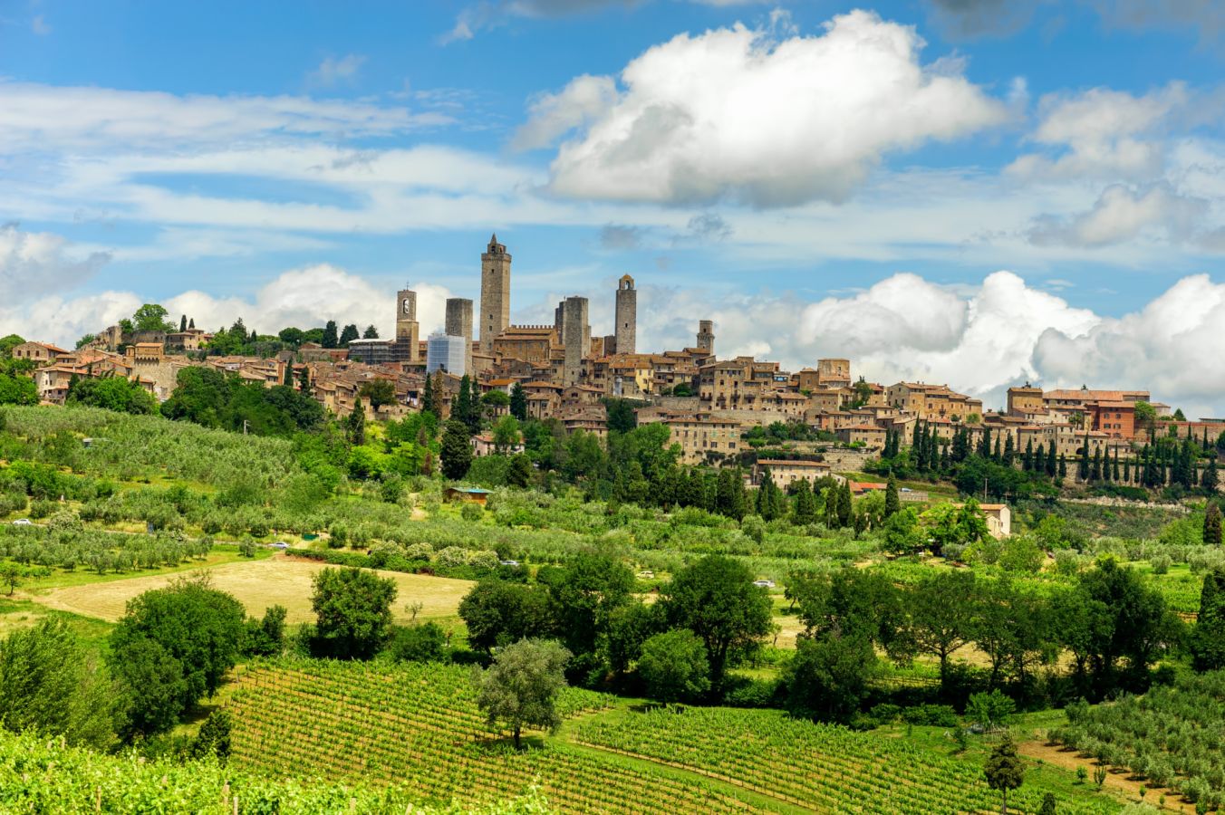 la città medievale di san gimignano
