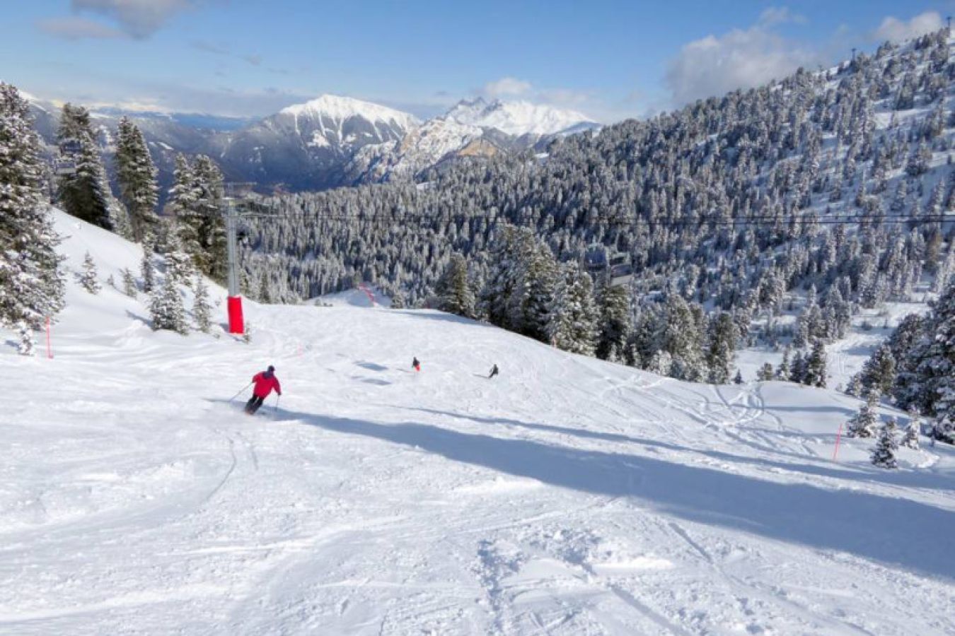 Il complesso sciistico dell'Alpe del Cermis in Val di Fiemme