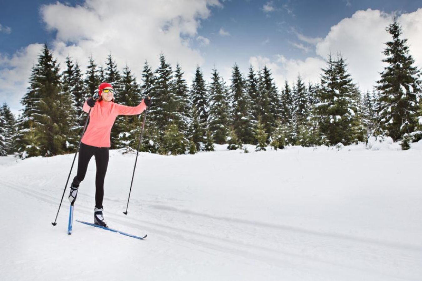 La ski area del Cadore comprende numerose piste per lo sci di fondo che per lo s