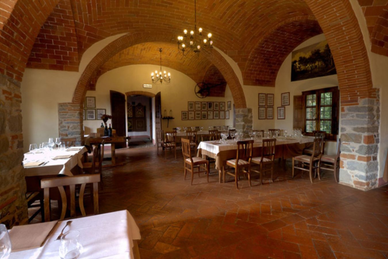 Una sala del Castello di Valenzano