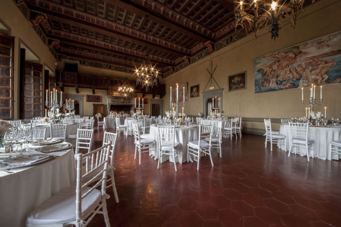 Una sala del Castello di Valenzano