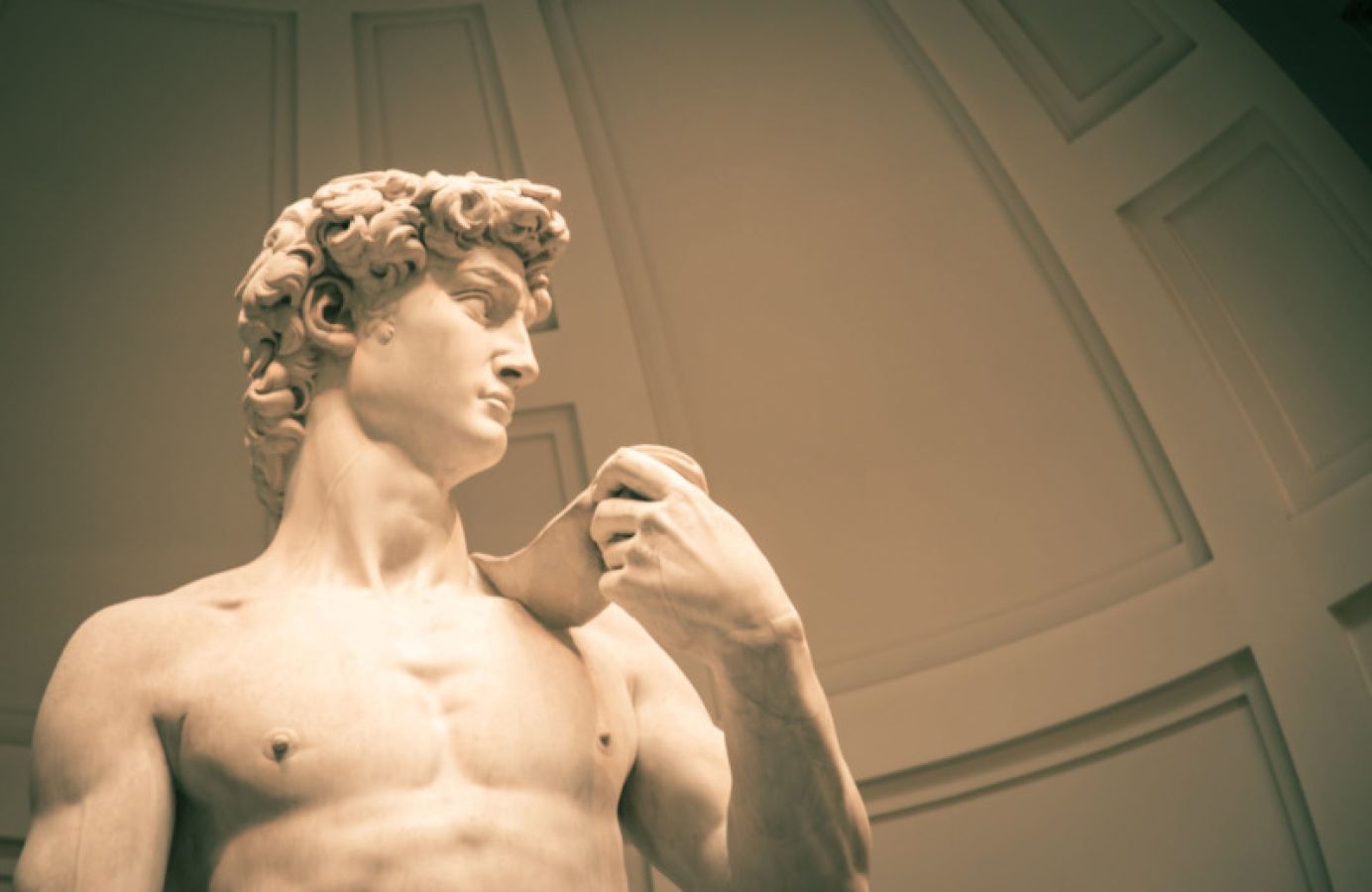 Il David di Michelangelo a Firenze