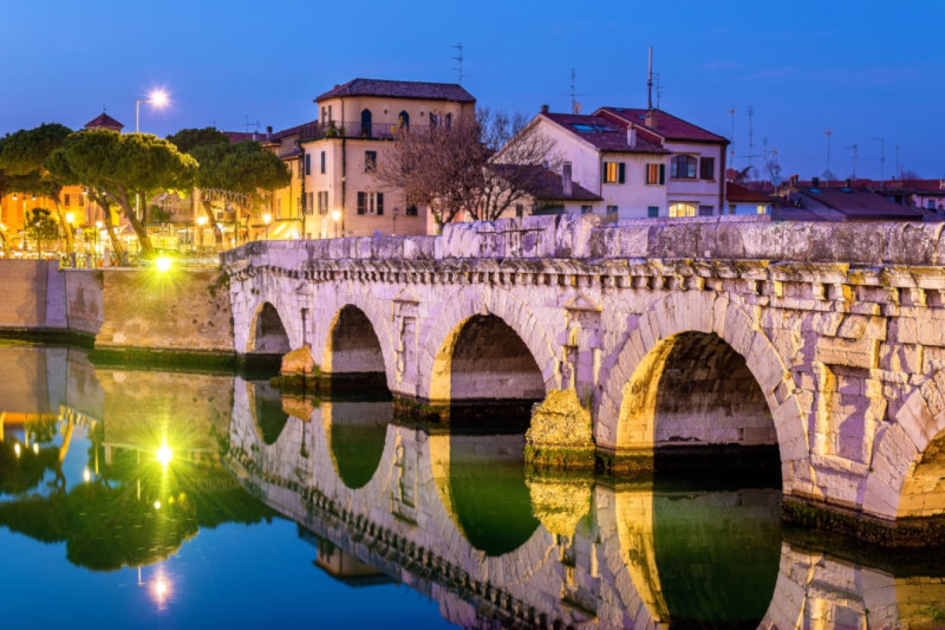 Il ponte di Tiberio a Rimini